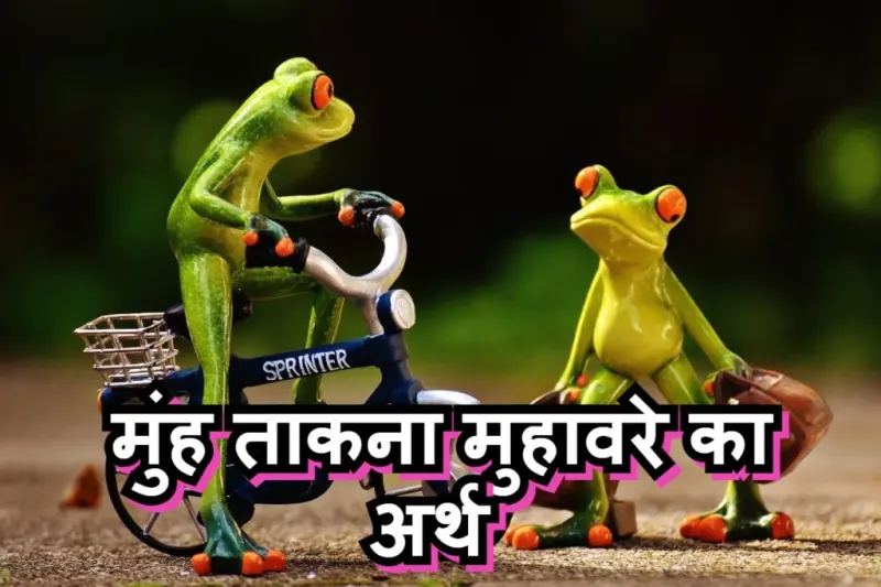 मुंह ताकना मुहावरे का चित्र